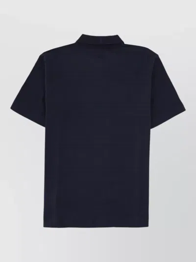 Hugo Boss X Aston Martin Polo Shirt In Cotton Jacquard In Blue