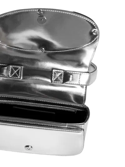 Diesel Luxurious Leather Shoulder Bag 1dr In Black