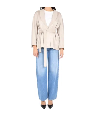 Herno Belted Jacket In Pink