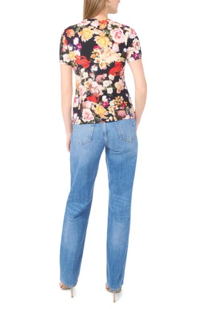 Ted Baker Floral Print T-shirt In Multi
