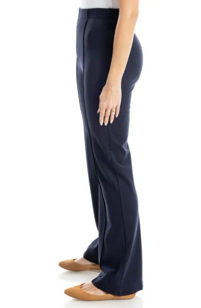 Max Studio Ponte Pants In Blue