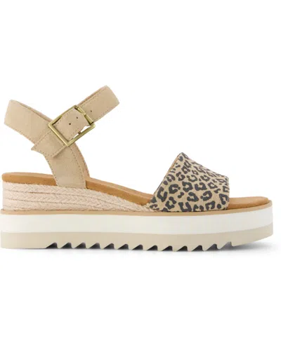 Toms Diana Espadrille Wedge Sandal In Multi