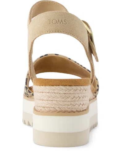 Toms Diana Espadrille Wedge Sandal In Multi