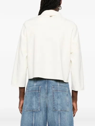 Herno Polyamide Elastane Jacket In White