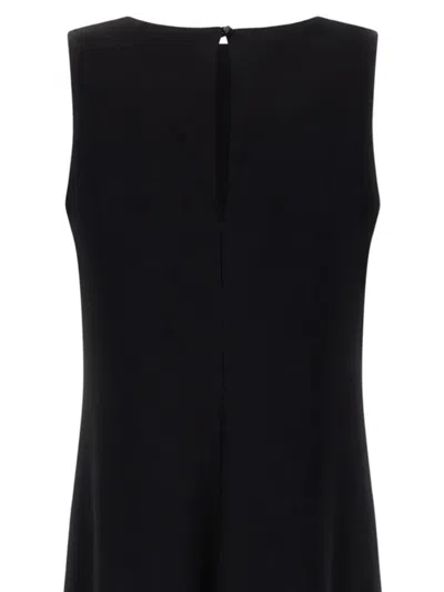 Herno Polyester Elastane Dress In Blue