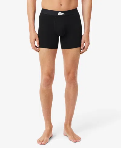 Lacoste Men's Regular-fit Boxer Briefs, 3-pack In Multi