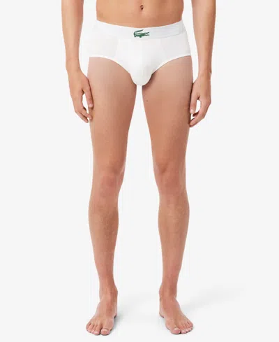 Lacoste Men's Regular-fit Briefs, 3-pack In Multi