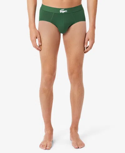 Lacoste Men's Regular-fit Briefs, 3-pack In Multi