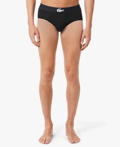 Lacoste Men's Regular-fit Briefs, 3-pack In Multi