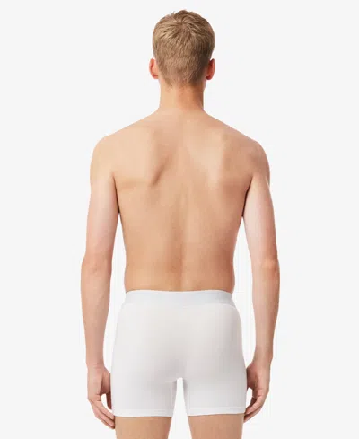 Lacoste Men's Regular-fit Boxer Briefs, 3-pack In Multi