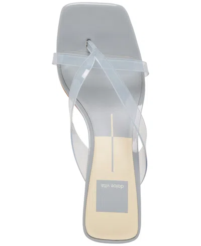 Dolce Vita Brevel Vinyl Translucent Strap Sandal In Multi