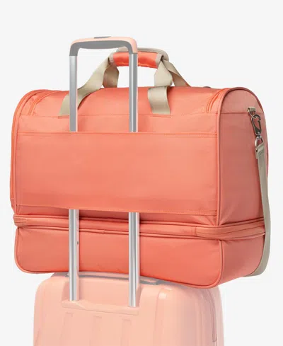 Atlantic Drop-bottom Weekender In Orange
