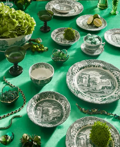 Spode Green Italian 12pc Dinnerware Set In Green