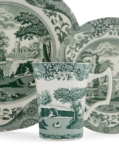 Spode Green Italian 12pc Dinnerware Set In Green