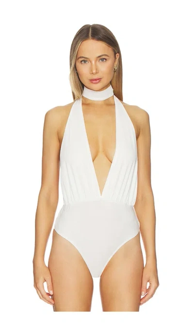 Superdown Baila Bodysuit In White