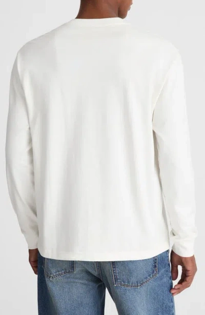 Madewell The Vintage Long Sleeve Pocket T-shirt In White