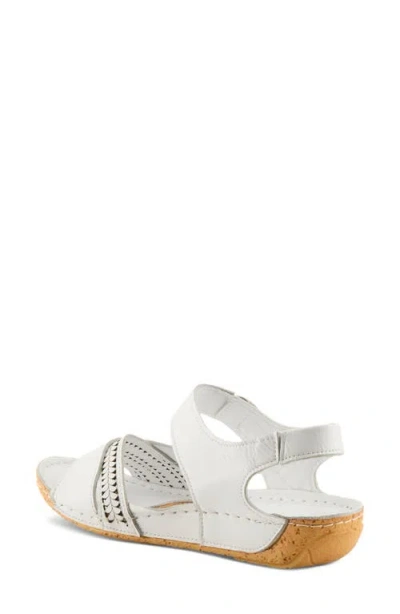 Spring Step Galaire Sandal In White