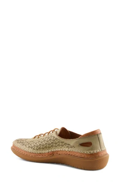 Spring Step Janell Laser Cut Sneaker In Multi