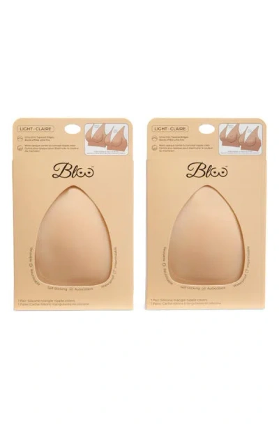 Bloo Dynamic Duo 2-pack Triangle Nipple Covers In Nude