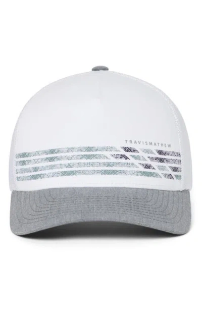 Travismathew First Access Snapback Baseball Hat In White