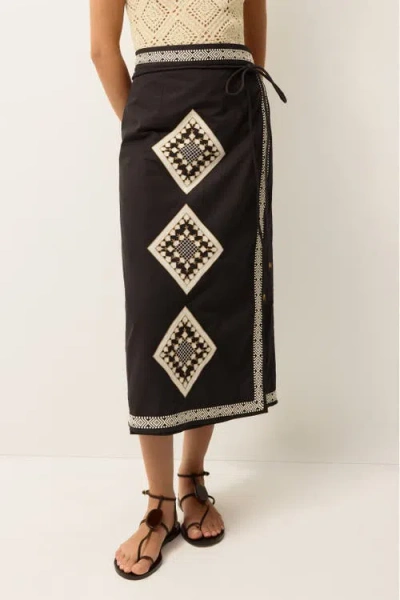 Marie Oliver Luca Midi Skirt In Multi