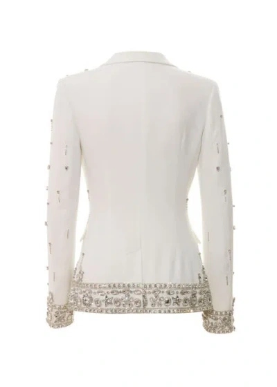 Sparkl Francesca Blazer In White