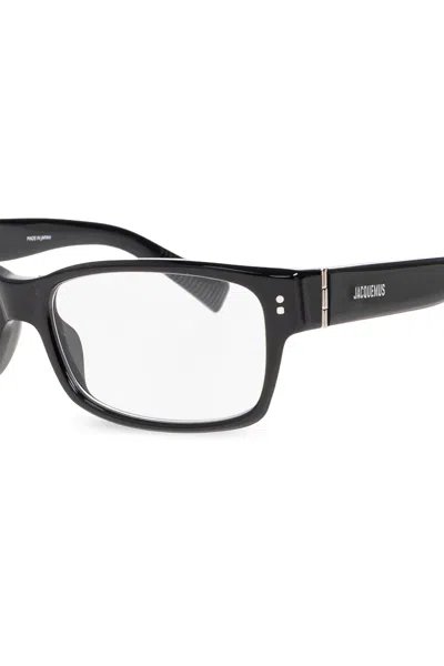 Jacquemus Full Frame Plain Mirror In Black