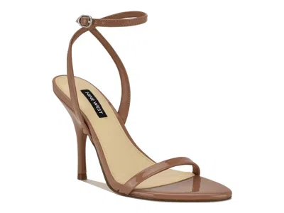 Nine West Villo Ankle Strap Sandal In Burgundy