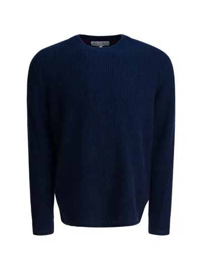 Alex Mill Jordan Sweater In Washed Cashmere In Heather Navy
