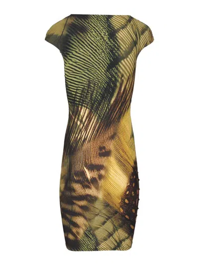 Amazuìn Birgit Mini Dress In Green