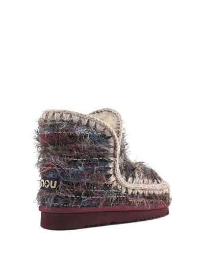 Mou Eskimo 18 Wool Ankle Boots In Multi