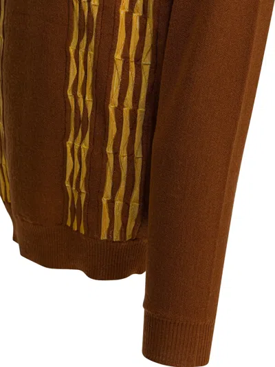 Beams Polo-collar Sweater In Multi