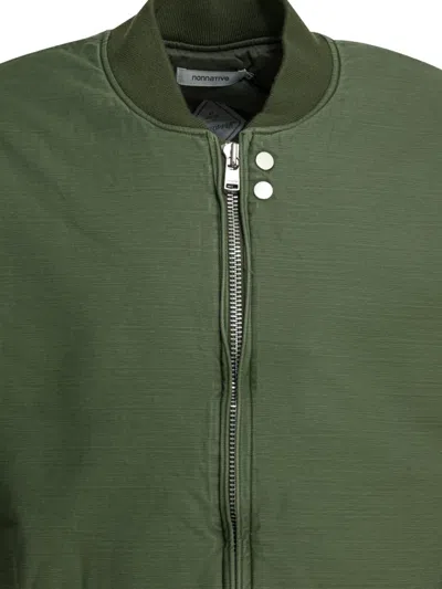 Nonnative Trooper Puff Bomber Jacket In Green