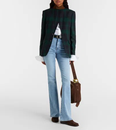 Veronica Beard Beverly Flared Jeans In Blue