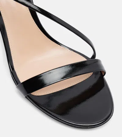 Gianvito Rossi Manhattan 70 Leather Sandals In Black