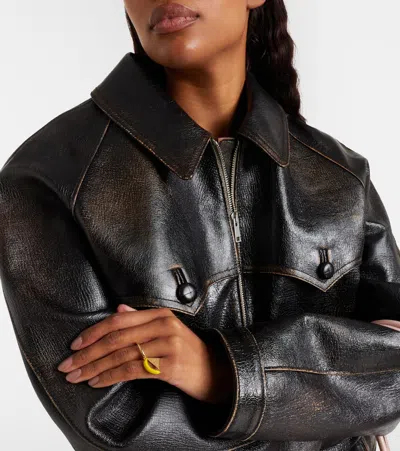 Prada Logo Ring In Gold