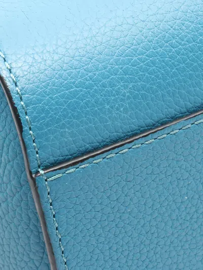 Pre-owned Loewe Drawstring Leather Handbag In Blue