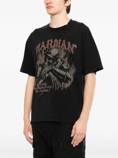 Warman Graphic-print T-shirt In Black