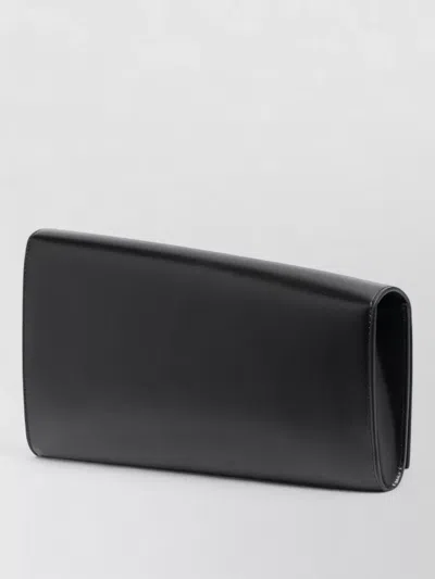 Celine Lambskin Asymmetric Rectangular Clutch Bag