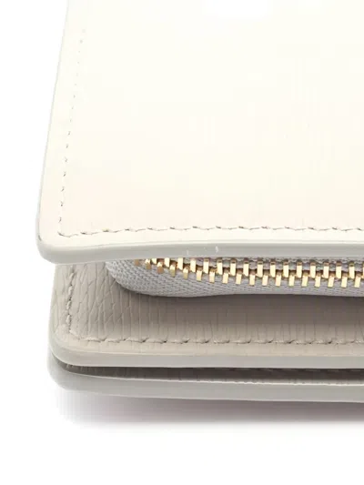 Pre-owned Gucci 2010s Script Wallet In Gray