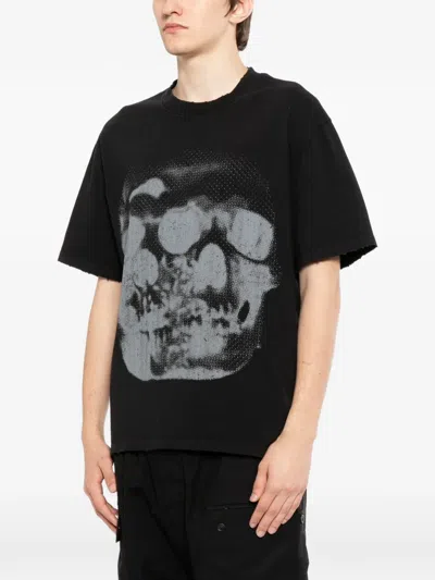 Warman Skull-print T-shirt In Black