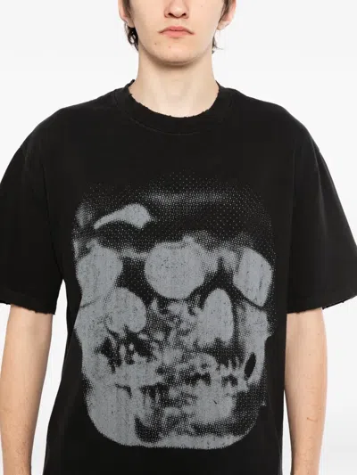 Warman Skull-print T-shirt In Black
