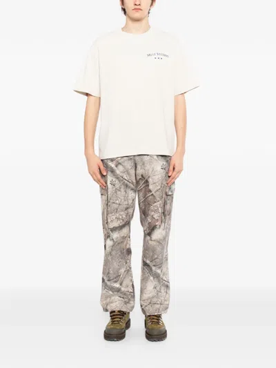 Melt Logo-print T-shirt In White