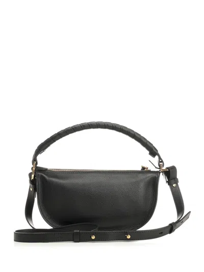 Chloé Mini Marcie Shoulder Bag In Soft Leather In Black