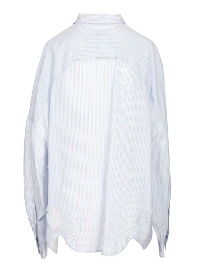 Dries Van Noten Women Casia Printed Shirt In Blue