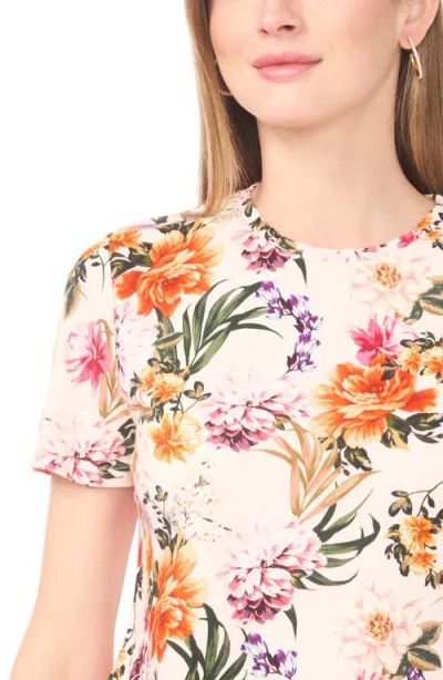 Ted Baker Floral Print T-shirt In White