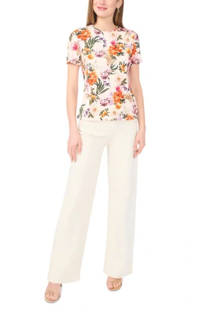 Ted Baker Floral Print T-shirt In White