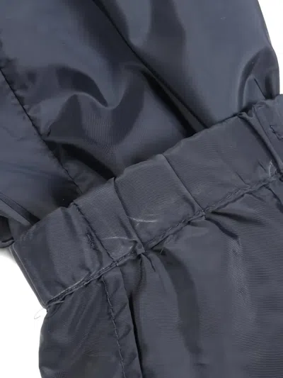 Pre-owned Prada 2000s Concealed-hood Jacket In Blue