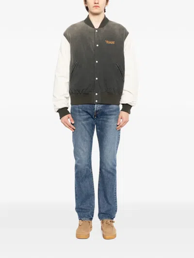 Visvim Varsity Era Down Jacket In Black