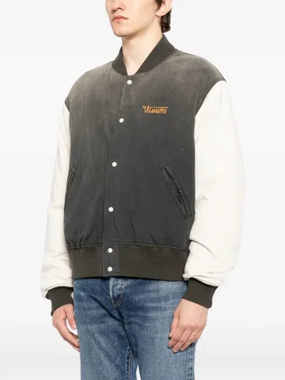 Visvim Varsity Era Down Jacket In Black